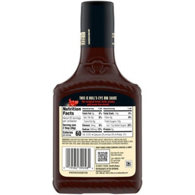 Bull's-Eye Original BBQ Sauce Bottle - 28 Oz - Image 3