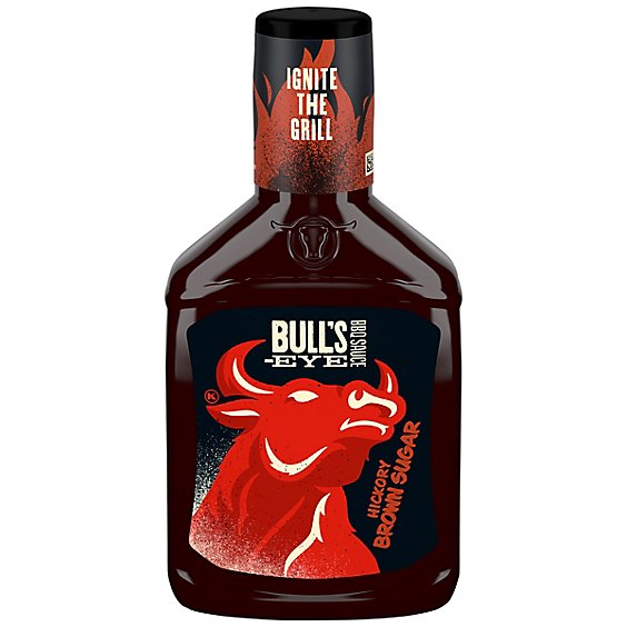 Bull's-Eye Brown Sugar & Hickory BBQ Sauce Bottle - 18 Oz
