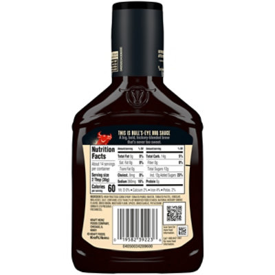 Bull's-Eye Hickory Smoke BBQ Sauce Bottle - 18 Oz - Image 2