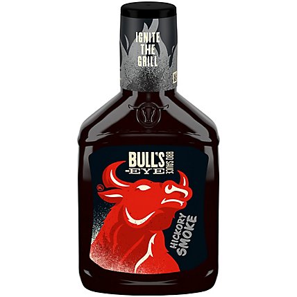 Bull's-Eye Hickory Smoke BBQ Sauce Bottle - 18 Oz - Image 1
