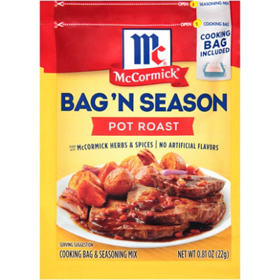 McCormick Bag 'n Season Pot Roast Cooking & Seasoning Mix - 0.81 Oz - Image 1