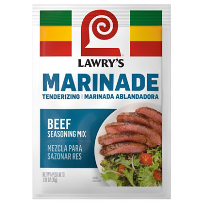 Lawry's Tenderizing Beef Marinade Spices & Seasonings Mix - 1.06 Oz