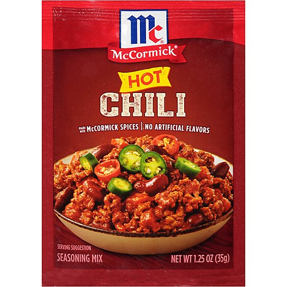 McCormick Hot Chili Seasoning Mix - 1.25 Oz