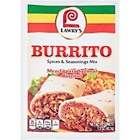 Lawry's Burrito Seasoning Mix - 1.5 Oz - Image 1