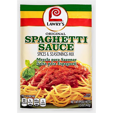 Lawry's Spaghetti Mix - 1.5 Oz