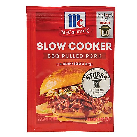 McCormick Slow Cooker Barbecue Pulled Pork Seasoning Mix - 1.6 Oz