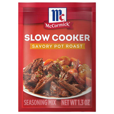 McCormick Slow Cookers Seasoning Mix Savory Pot Roast - 1.3 Oz