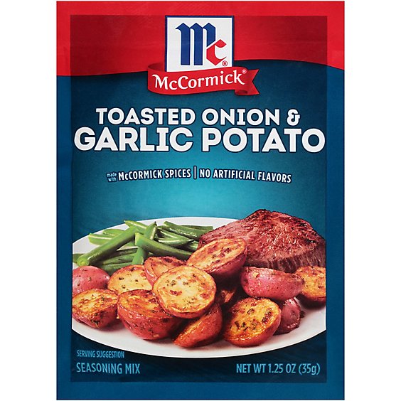 McCormick Toasted Onion & Garlic Potato Seasoning - 1.25 Oz