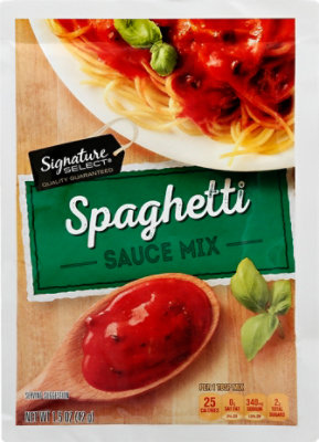 Signature SELECT Spaghetti Sauce Mix - 1.5 Oz - Image 2