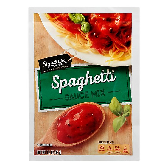 Signature SELECT Sauce Mix Spaghetti - 1.5 Oz