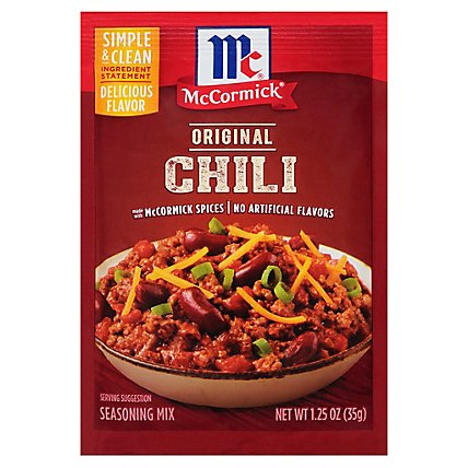 McCormick Chili Seasoning Mix - 1.25 Oz - Image 1