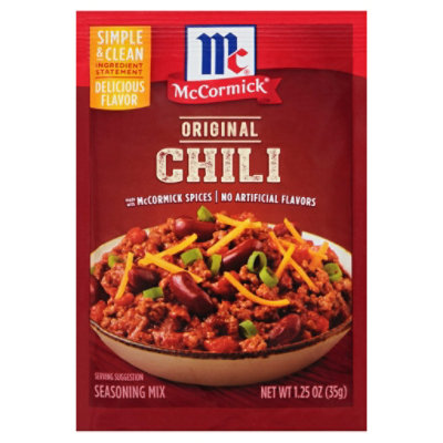 McCormick Seasoning Mix Chili Original - 1.25 Oz