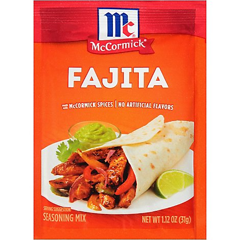 McCormick Fajitas Seasoning Mix - 1.12 Oz