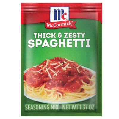 McCormick Thick And Zesty Spaghetti Sauce Seasoning Mix - 1.37 Oz - Image 1