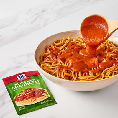 McCormick Thick And Zesty Spaghetti Sauce Seasoning Mix - 1.37 Oz - Image 4