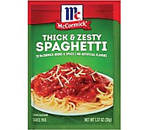 McCormick Sauce Mix Spaghetti Thick & Zesty - 1.37 Oz