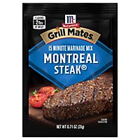 McCormick Grill Mates Montreal Steak Marinade Seasoning Mix - 0.71 Oz