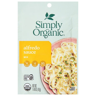 Simply Organic Sauce Mix Alfredo Sauce - 1.48 Oz - Image 3