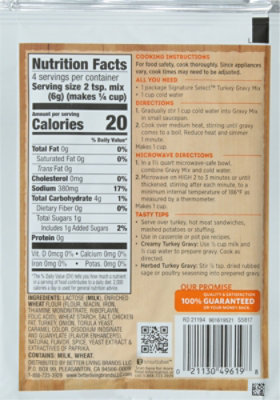Signature SELECT Gravy Mix Turkey - 0.87 Oz - Image 6