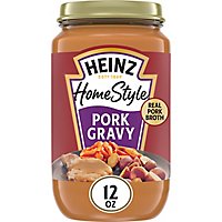 Heinz HomeStyle Pork Gravy Jar - 12 Oz - Image 1