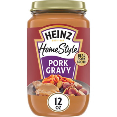 Heinz HomeStyle Pork Gravy Jar - 12 Oz - Image 1