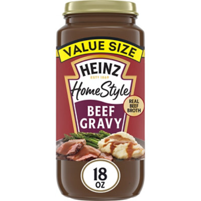 Heinz HomeStyle Beef Gravy Value Size - 18 Oz - Image 1