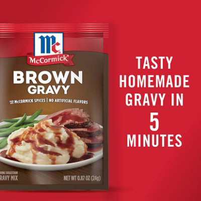 McCormick Brown Gravy Mix - 0.87 Oz - Image 2