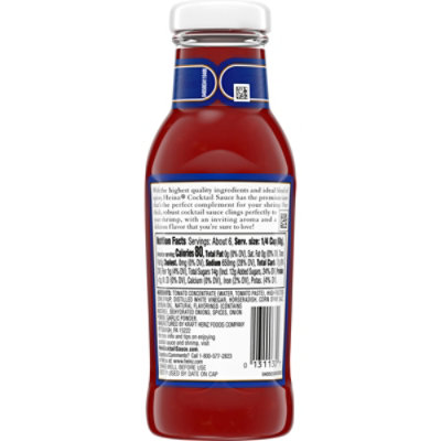 Heinz Original Cocktail Sauce Bottle - 12 Oz - Image 7