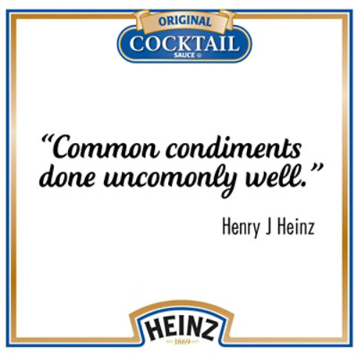 Heinz Original Cocktail Sauce Bottle - 12 Oz - Image 6