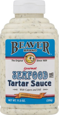 Beaver Brand Sauce Tartar Seafood gourmet - 11.5 Oz