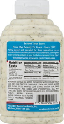 Beaver Brand Sauce Tartar Seafood gourmet - 11.5 Oz - Image 2