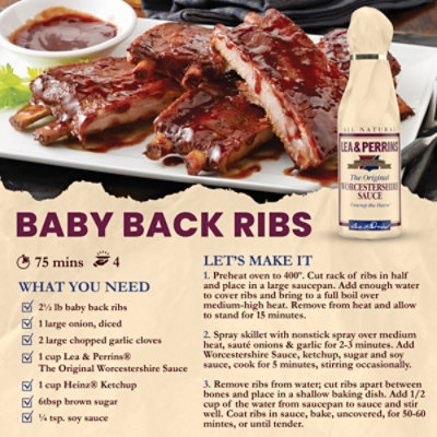 Lea & Perrins The Original Worcestershire Sauce - 10 Fl. Oz. - Image 6
