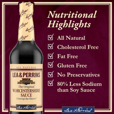 Lea & Perrins The Original Worcestershire Sauce Bottle - 15 Fl. Oz. - Image 6