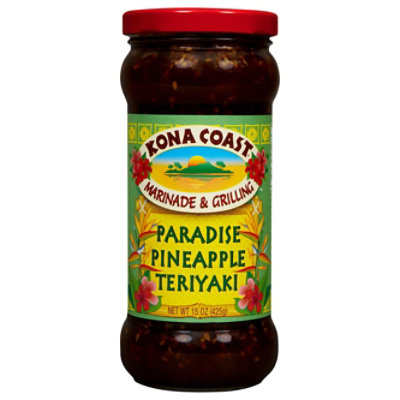 Kona Coast Paradise Pineapple Teriyaki Marinade & Grilling Sauce - 15 Oz - Image 3