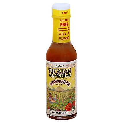 TryMe Sauce Habanero Pepper Yucatan Sunshine - 5 Fl. Oz. - Image 1