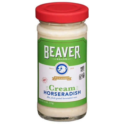 Beaver Brand Horseradish Cream Hot - 4 Oz