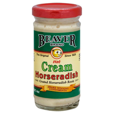 Beaver Brand Horseradish Cream Hot - 4 Oz - Image 1