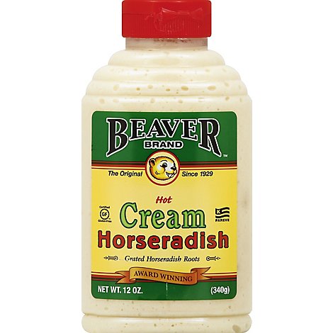 Beaver Brand Horseradish Cream Hot - 12 Oz