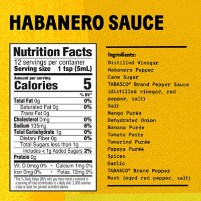 TABASCO Habanero Sauce - 2 Oz - Image 6