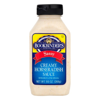 Bookbinders Sauce Horseradish Sassy Creamy - 9.5 Oz - Image 3