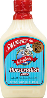 Woebers Sandwich Pal Sauce Horseradish  - 16 Oz - Image 2