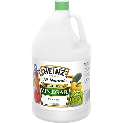 Heinz All Natural Distilled White Vinegar with 5% Acidity - 1 Gallon - Image 2