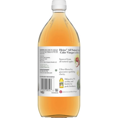 Heinz All Natural Apple Cider Vinegar with 5% Acidity  - 32 Fl. Oz. - Image 1