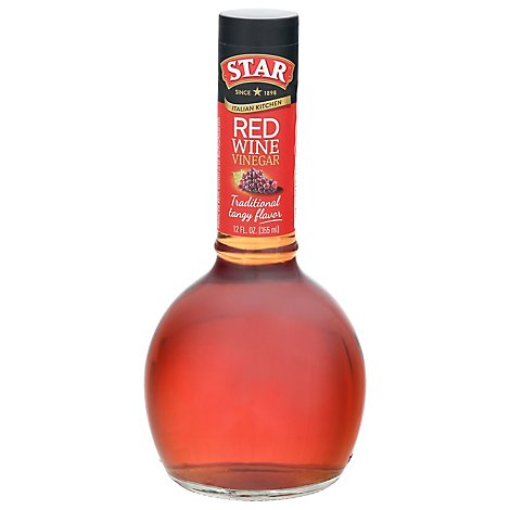 Star Italian Kitchen Vinegar Wine Red Rosso - 12 Fl. Oz.