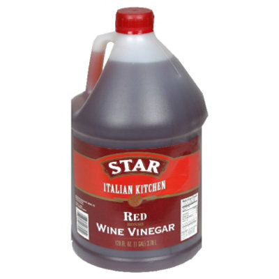  Star Italian Kitchen Vinegar Wine Red Rosso - 128 Fl. Oz. 