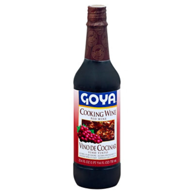 Goya Cooking Wine Red 25 4 Fl Oz Randalls   105450357