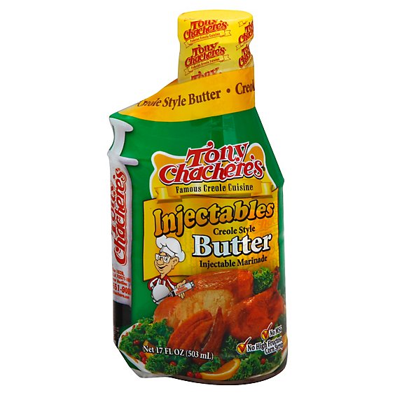 Tony Chacheres Injectables Marinade Creole Style Butter - 17 Oz