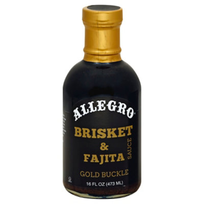 Allegro Gold Buckle Brisket & Fajita Sauce - 16 Fl. Oz. - Image 1