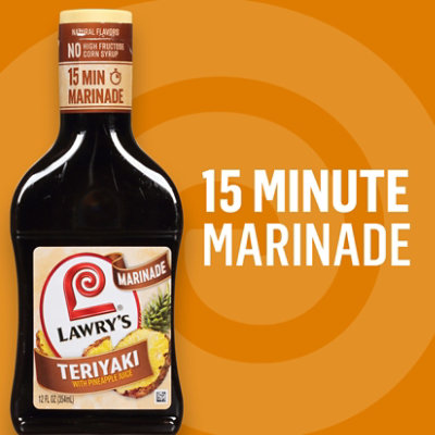 Lawry's Teriyaki With Pineapple Juice Marinade - 12 Fl. Oz. - Image 2