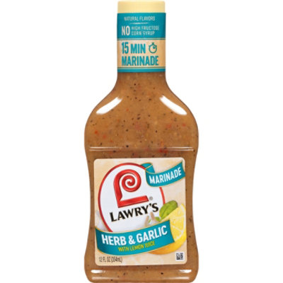 Lawry's Herb & Garlic With Lemon Marinade - 12 Oz - Image 1